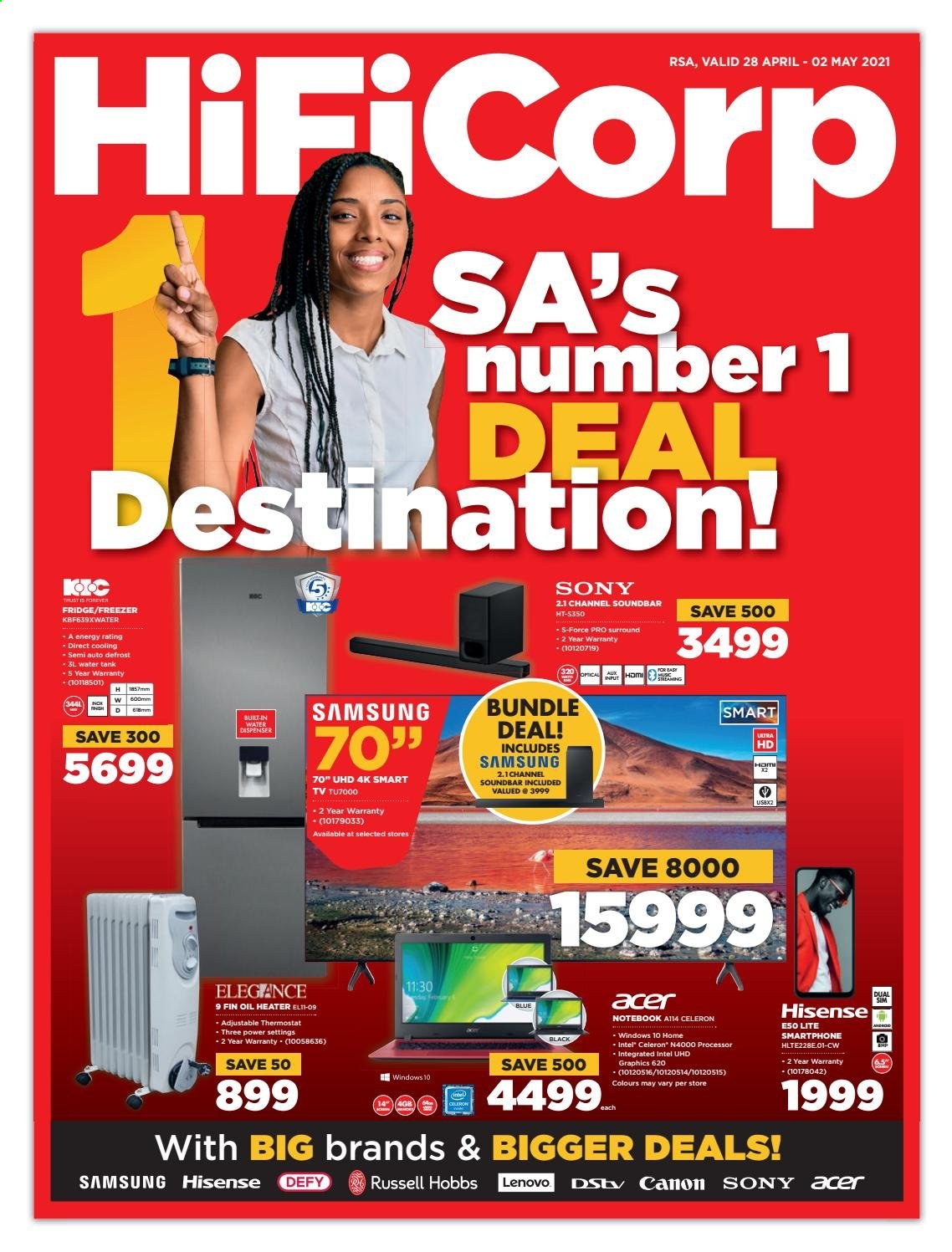HiFi Corp specials - 28/04/2021 - 02/05/2021. Page 1