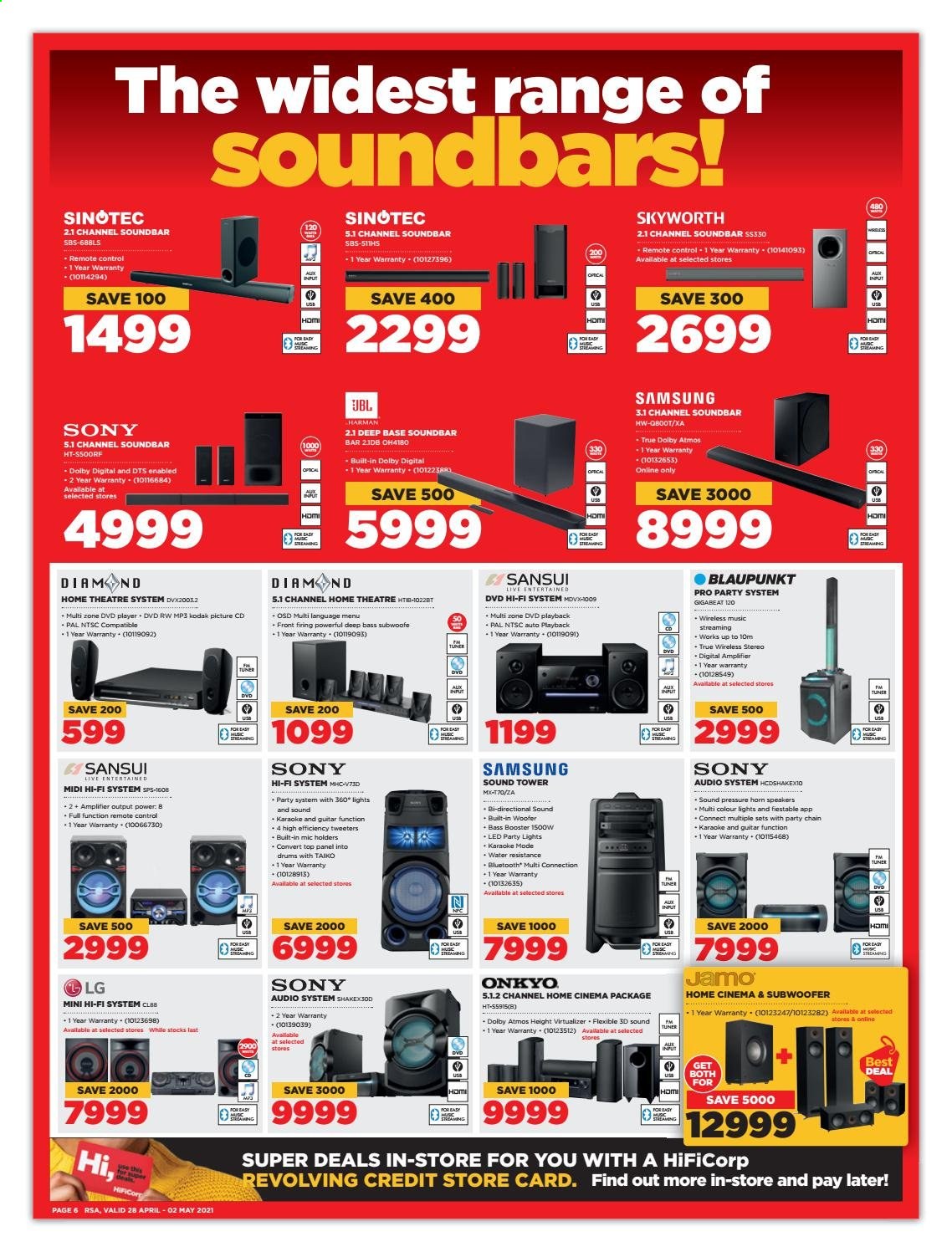 HiFi Corp specials - 28/04/2021 - 02/05/2021. Page 6