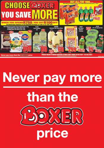 Boxer catalogue  - 04.29.2021 - 05.02.2021.