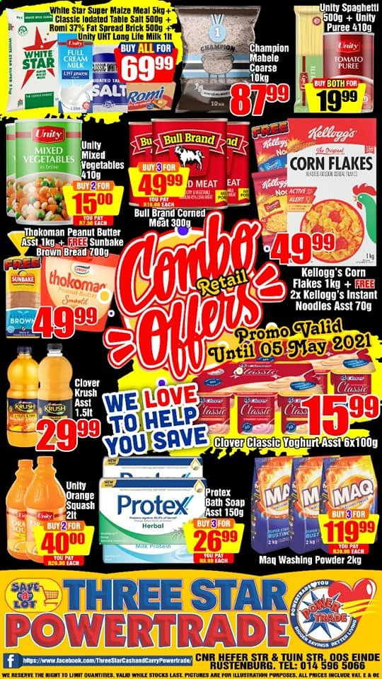 Three Star Cash and Carry specials - 29/04/2021 - 05/05/2021. Page 1