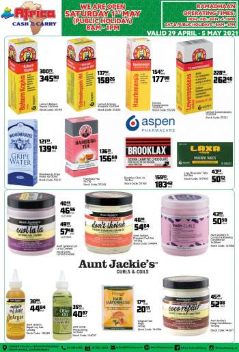 Africa Cash & Carry catalogue  - 04.29.2021 - 05.05.2021.