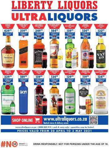 Liberty Liquors catalogue  - 04.20.2021 - 05.03.2021.