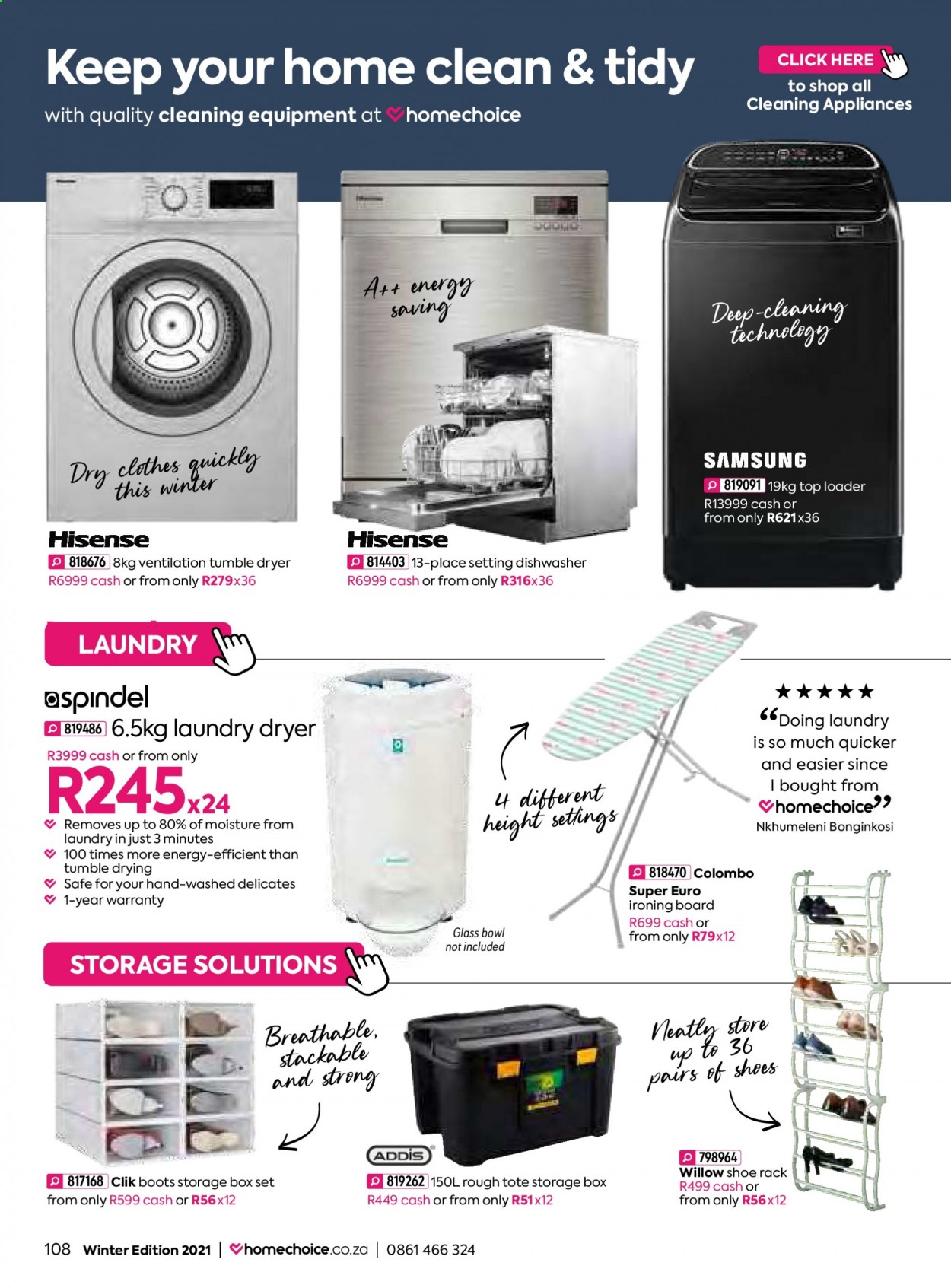 HomeChoice specials - 01/05/2021 - 30/06/2021. Page 108