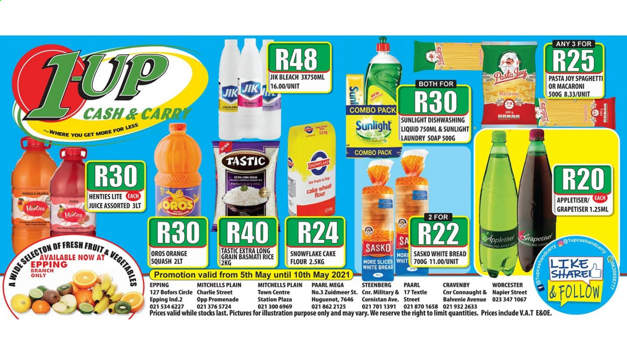 1UP Cash & Carry specials - 05/05/2021 - 10/05/2021. Page 1