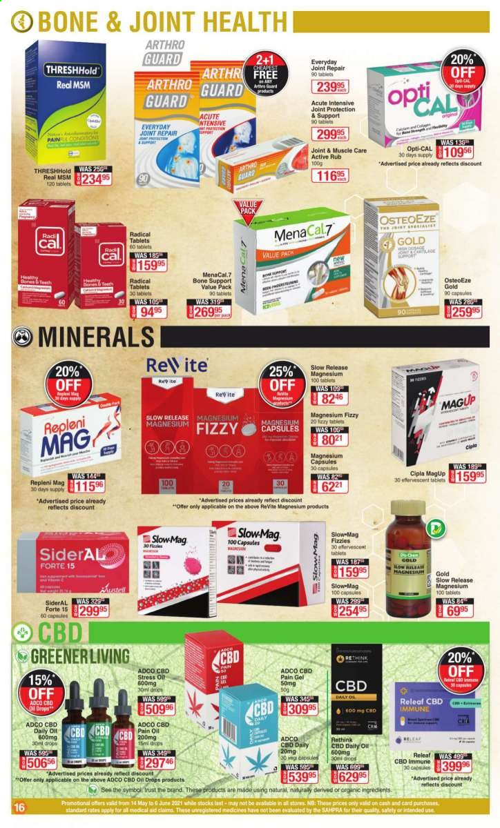 Dis-Chem specials - 14/05/2021 - 06/06/2021. Page 16