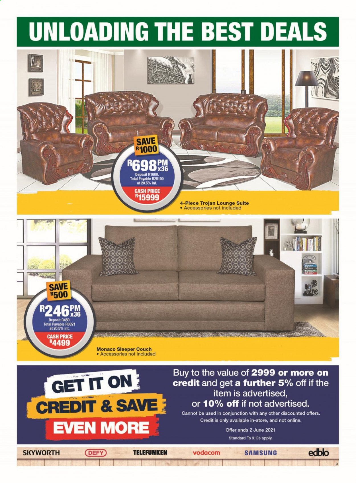 OK Furniture specials - 17/05/2021 - 02/06/2021. Page 9
