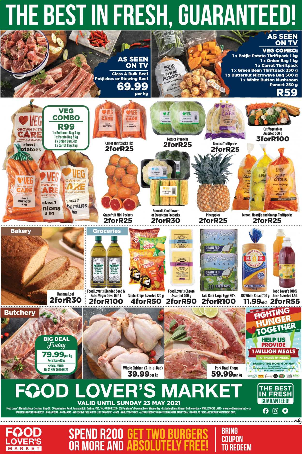 Food Lover's Market specials - 21/05/2021 - 23/05/2021. Page 1