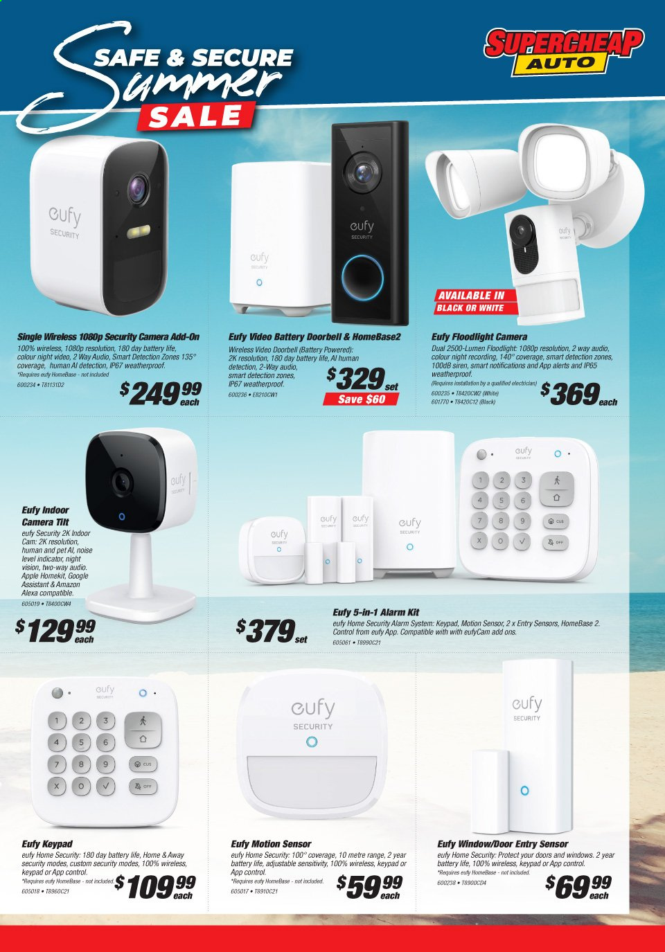 thumbnail - SuperCheap Auto mailer - 28.01.2021 - 10.02.2021 - Sales products - Apple, alarm system, security camera. Page 3.