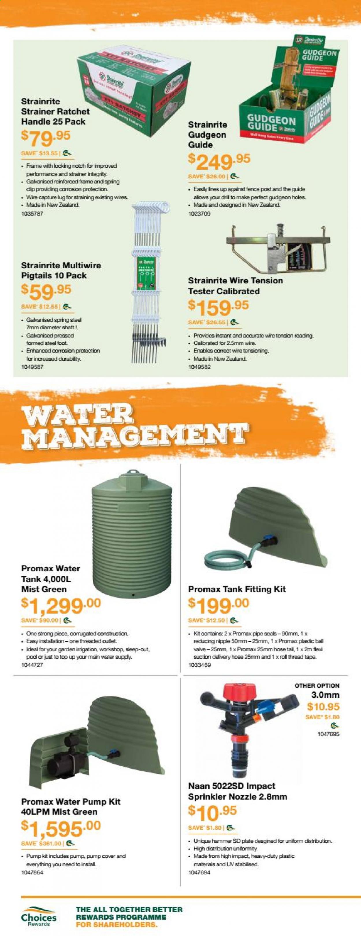 thumbnail - Farmlands mailer - 01.02.2021 - 28.02.2021 - Sales products - water pump, hammer, water tank, pipe. Page 10.