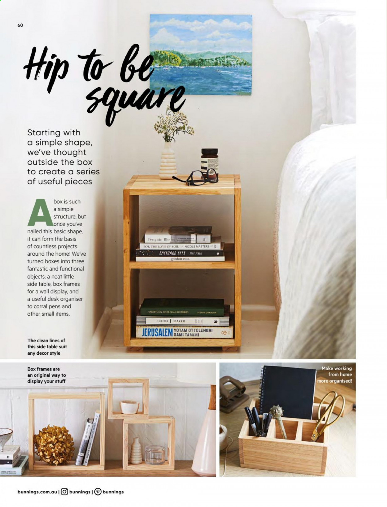 thumbnail - Bunnings Warehouse mailer - 01.02.2021 - 28.02.2021 - Sales products - table, sidetable. Page 60.