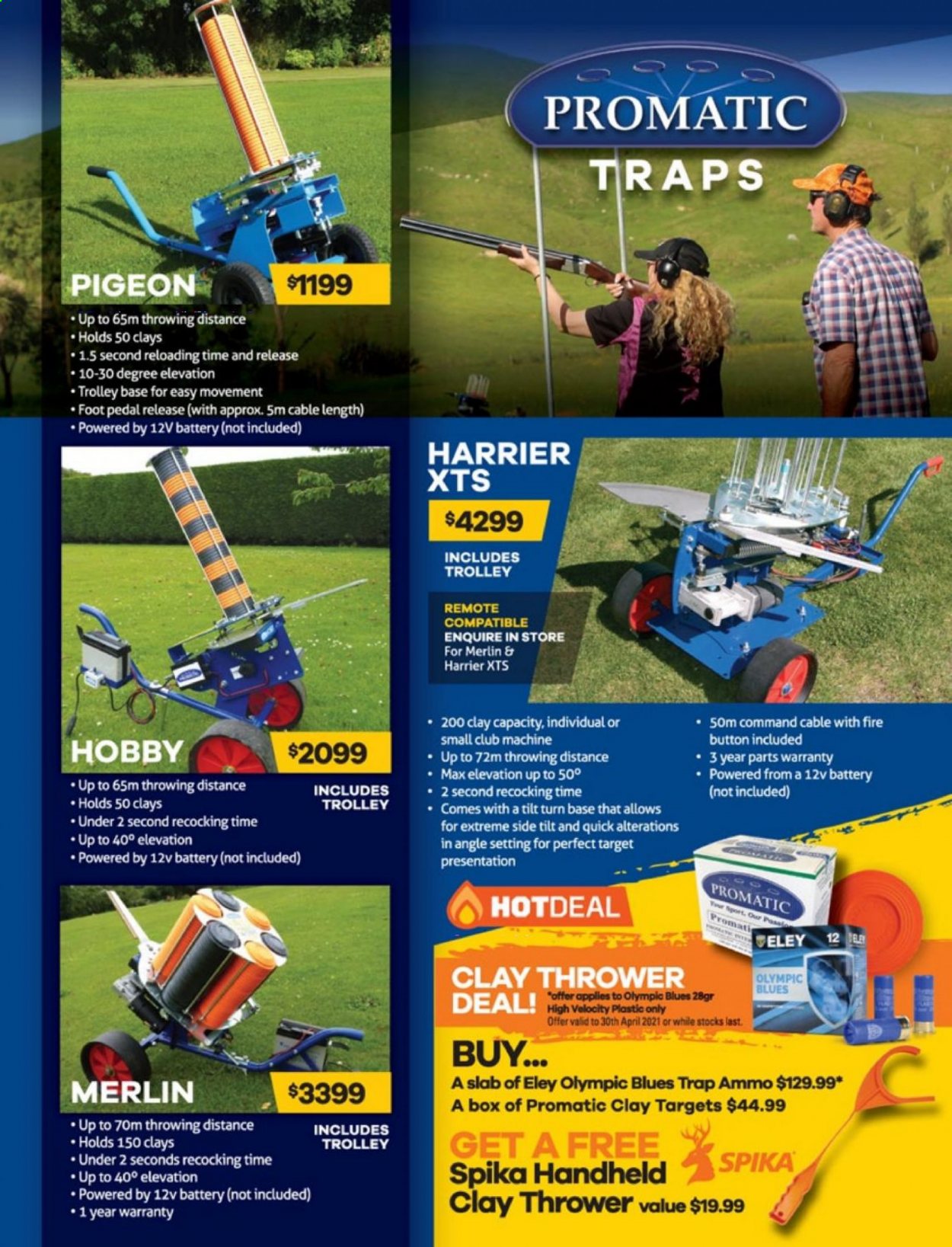 thumbnail - Hunting & Fishing mailer - Sales products - Pigeon. Page 144.