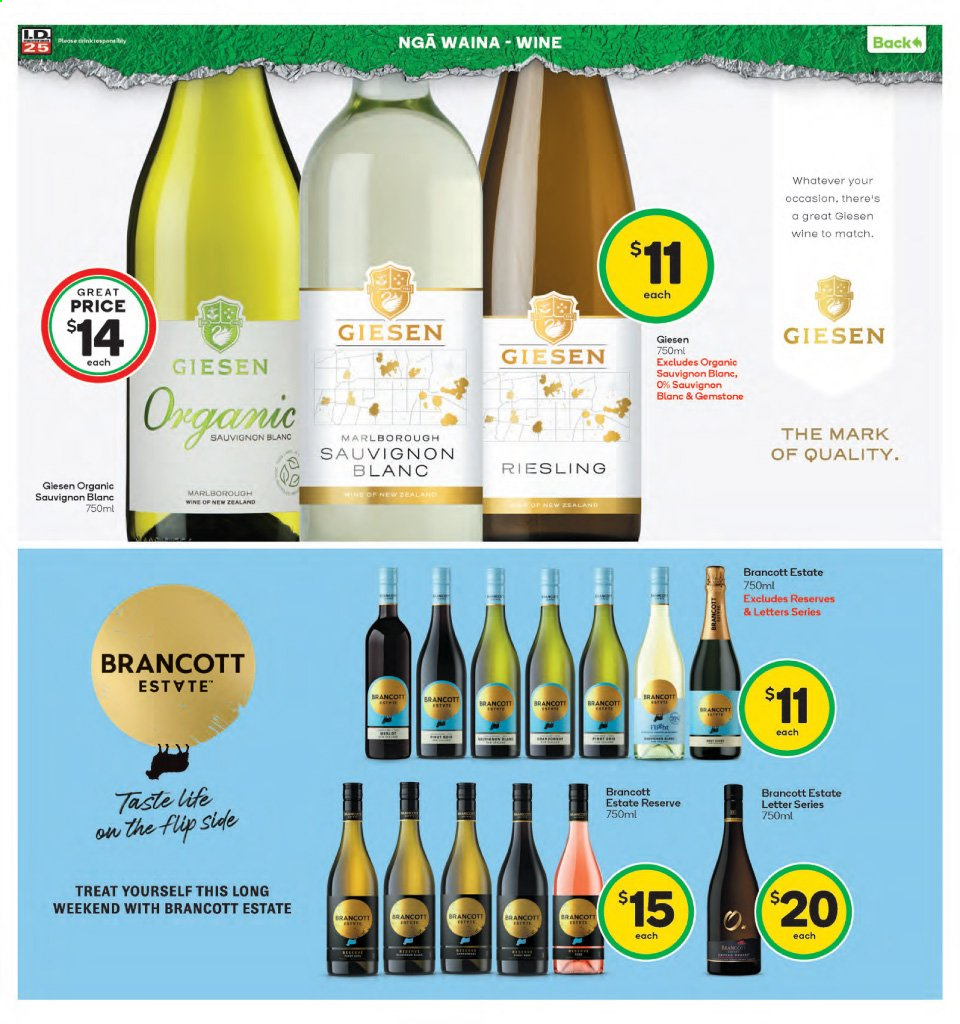 thumbnail - Countdown mailer - 29.03.2021 - 11.04.2021 - Sales products - Riesling, wine, Sauvignon Blanc. Page 10.