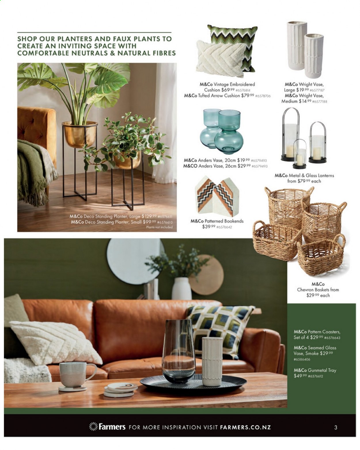 thumbnail - Farmers mailer - Sales products - basket, tray, cushion. Page 3.