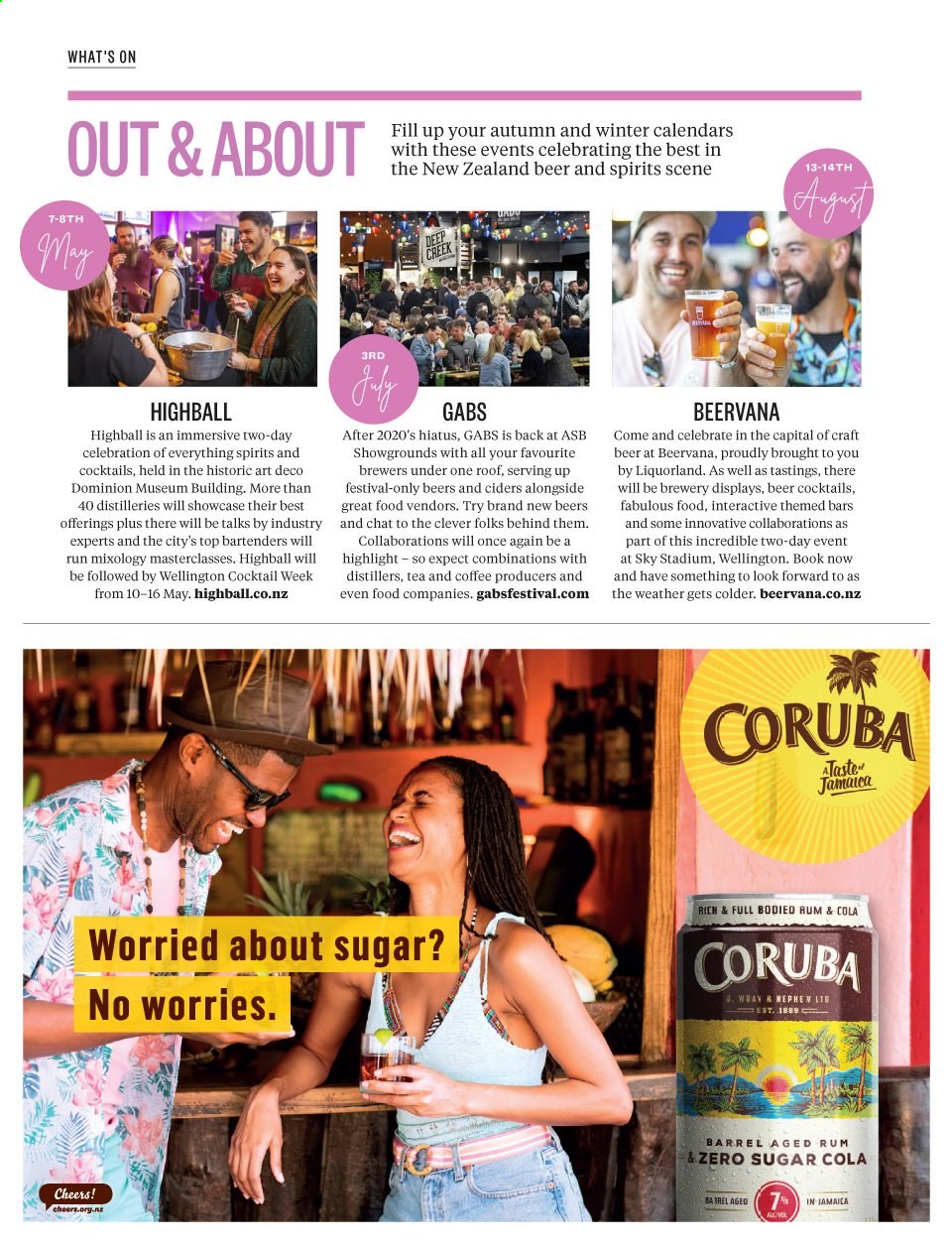thumbnail - Liquorland mailer - Sales products - Celebration, coffee, rum, beer, brewer. Page 10.