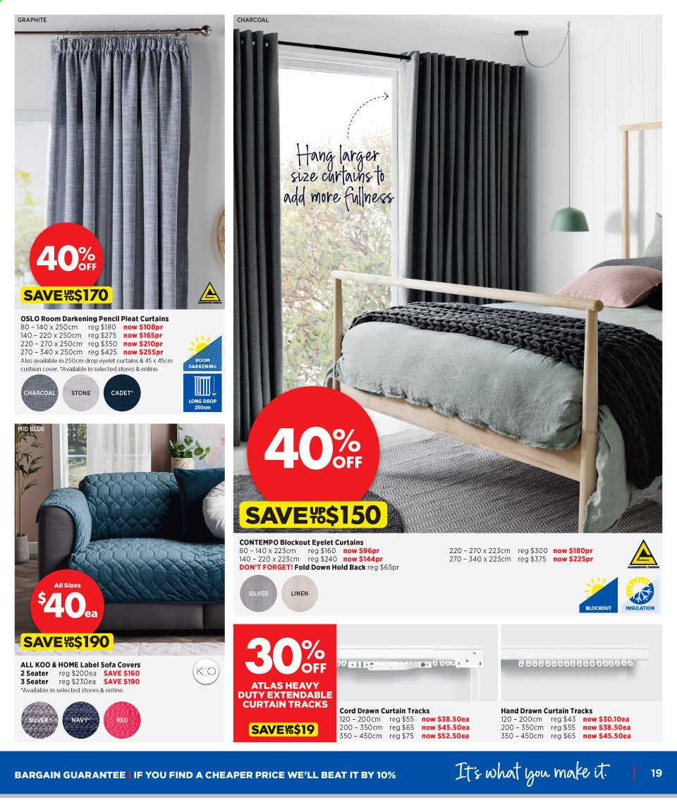 thumbnail - Spotlight mailer - 12.05.2021 - 30.05.2021 - Sales products - pencil, cushion, curtain. Page 19.