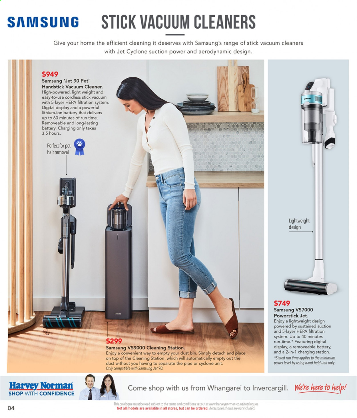 thumbnail - Harvey Norman mailer - 03.06.2021 - 14.06.2021 - Sales products - Samsung, vacuum cleaner, pipe, hair removal. Page 4.