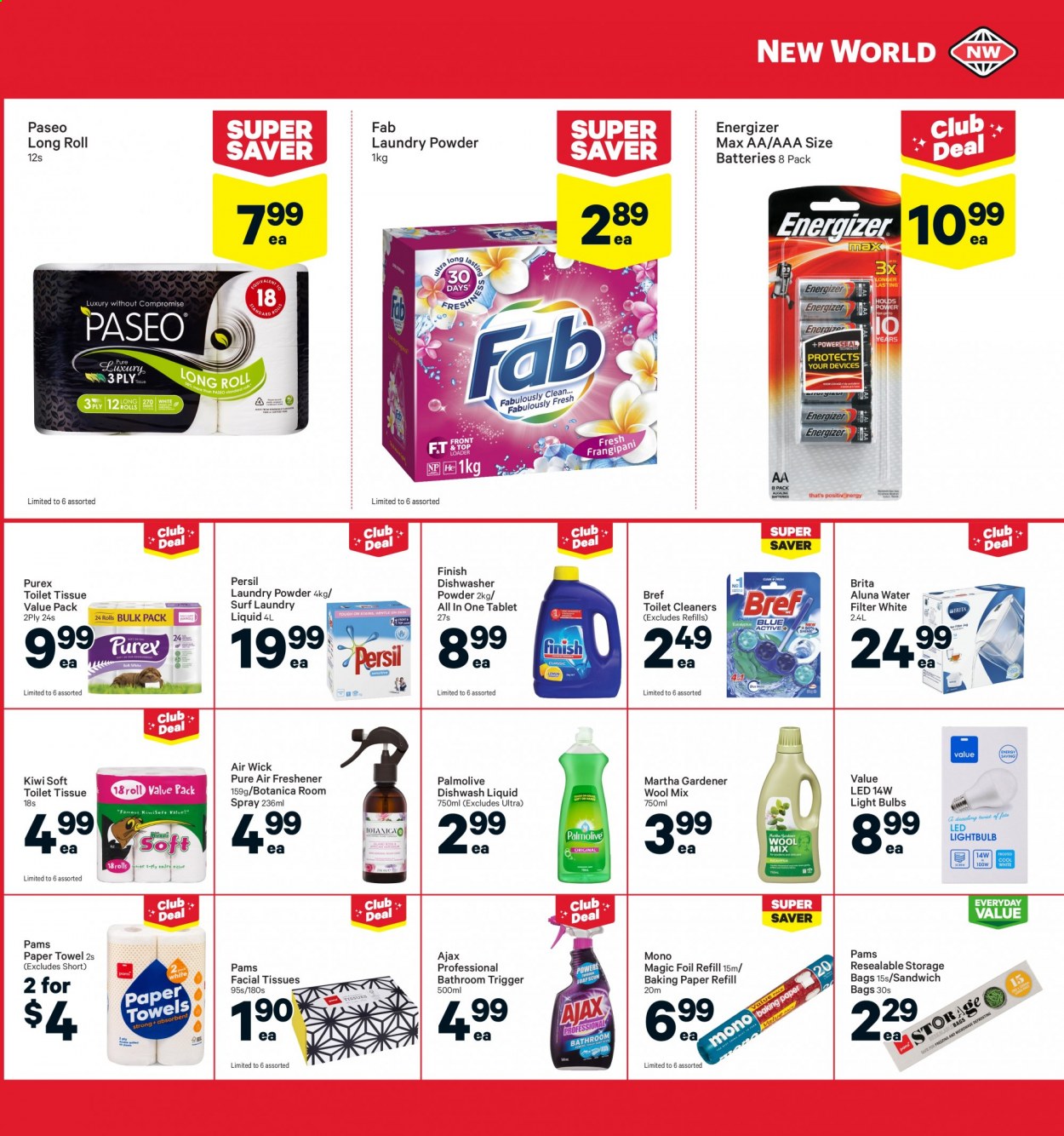 thumbnail - New World mailer - 14.06.2021 - 20.06.2021 - Sales products - kiwi, toilet paper, paper towels, Palmolive, facial tissues. Page 29.