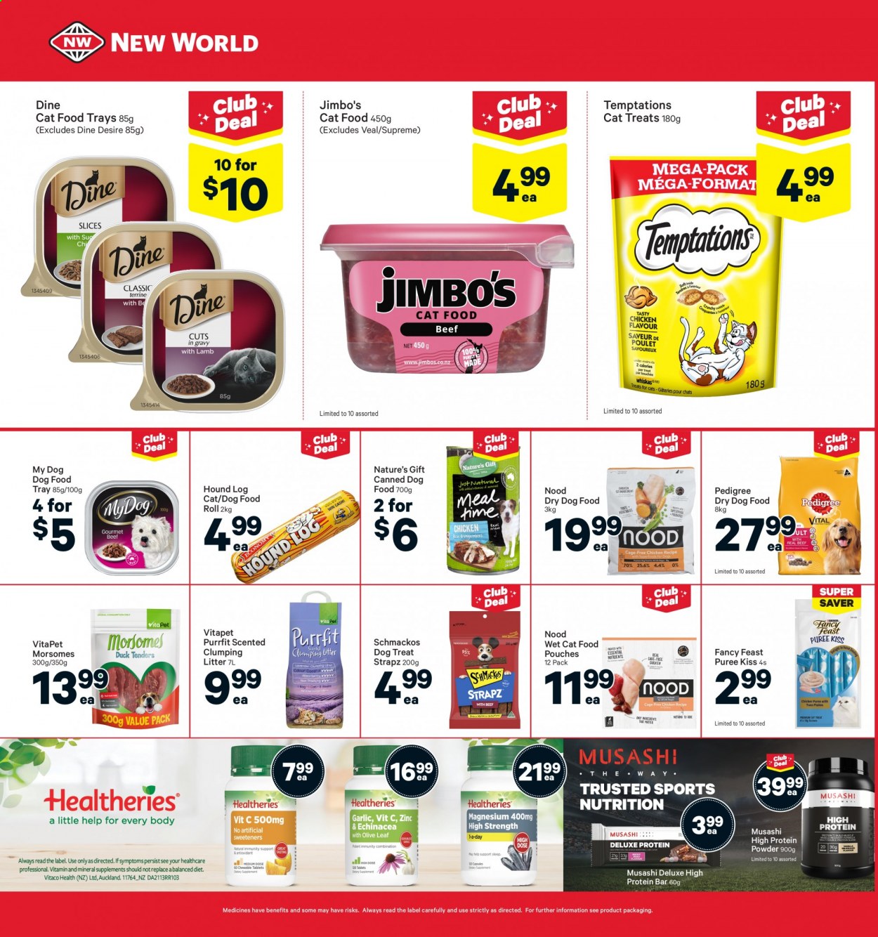 thumbnail - New World mailer - 21.06.2021 - 27.06.2021 - Sales products - protein bar, whey protein. Page 28.