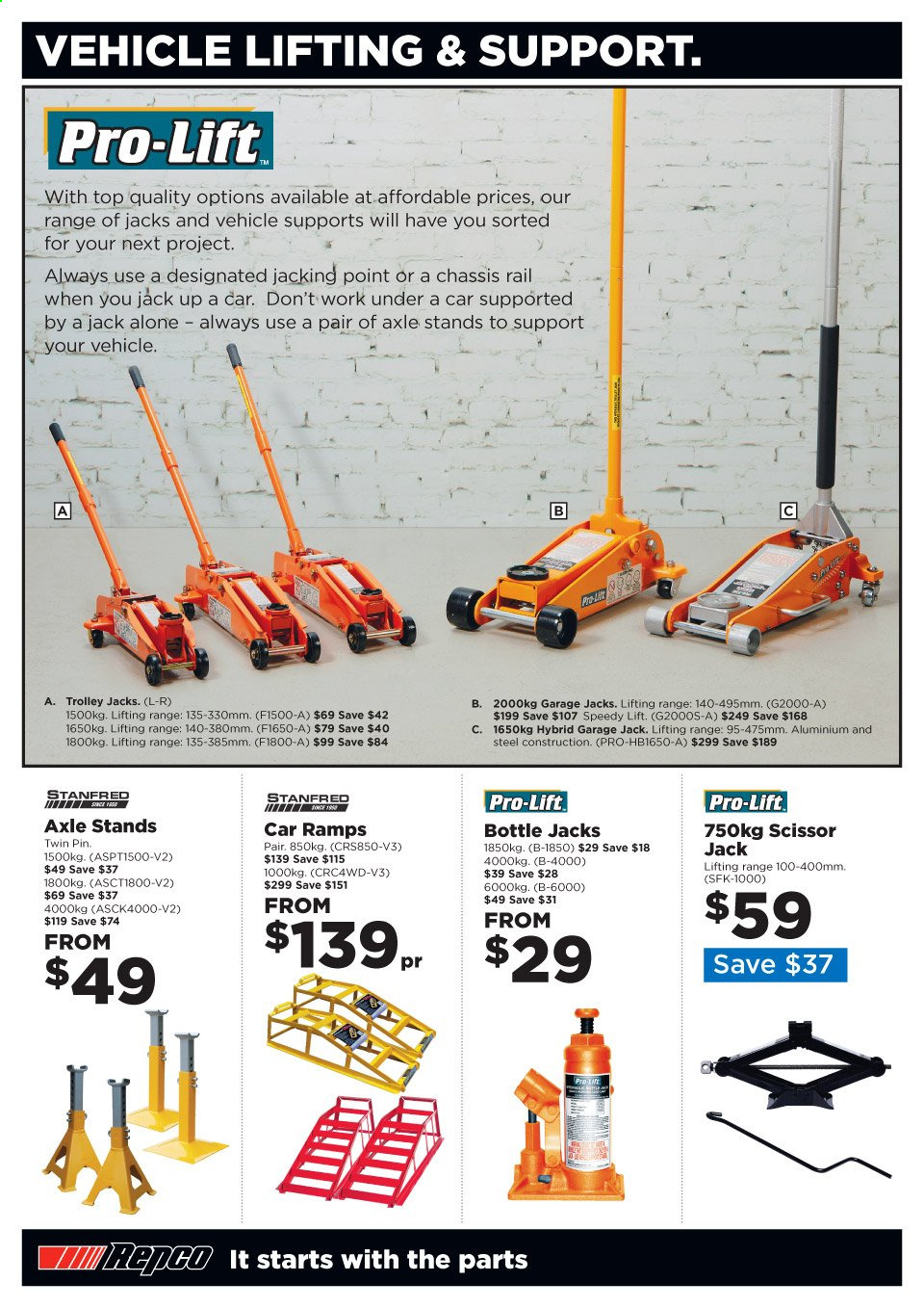 thumbnail - Repco mailer - 25.06.2021 - 08.07.2021 - Sales products - trolley, scissor jack, car ramps. Page 6.
