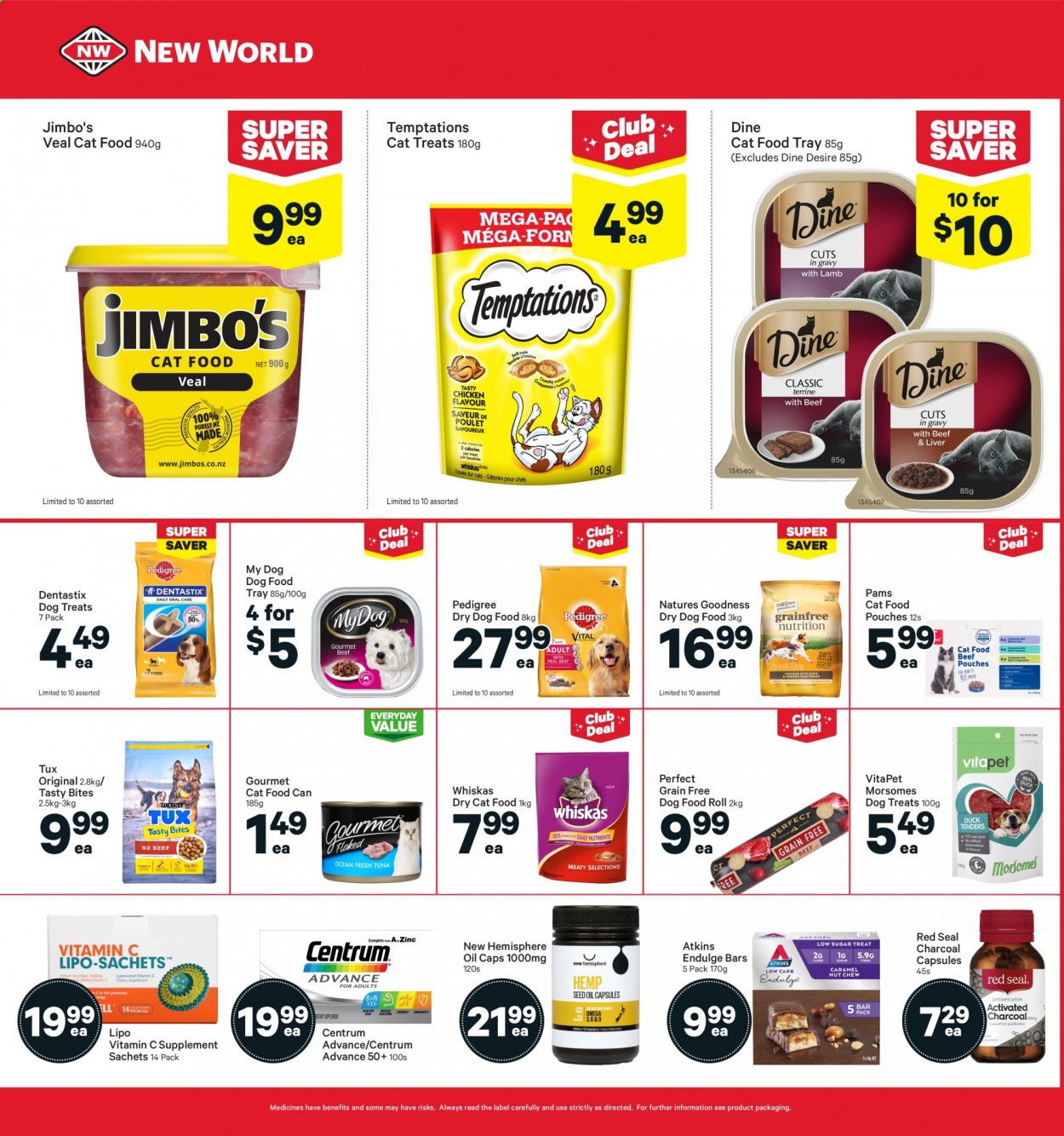 thumbnail - New World mailer - 05.07.2021 - 11.07.2021 - Sales products - oil, vitamin c, Centrum. Page 26.