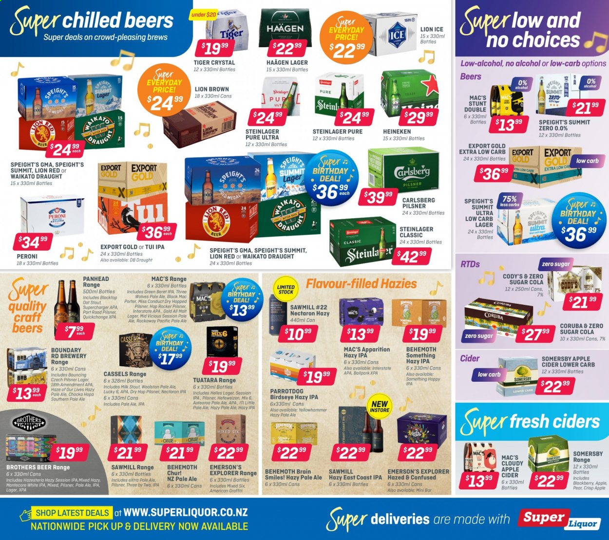 thumbnail - Super Liquor mailer - 02.08.2021 - 22.08.2021 - Sales products - apple cider, BROTHERS, cider. Page 3.