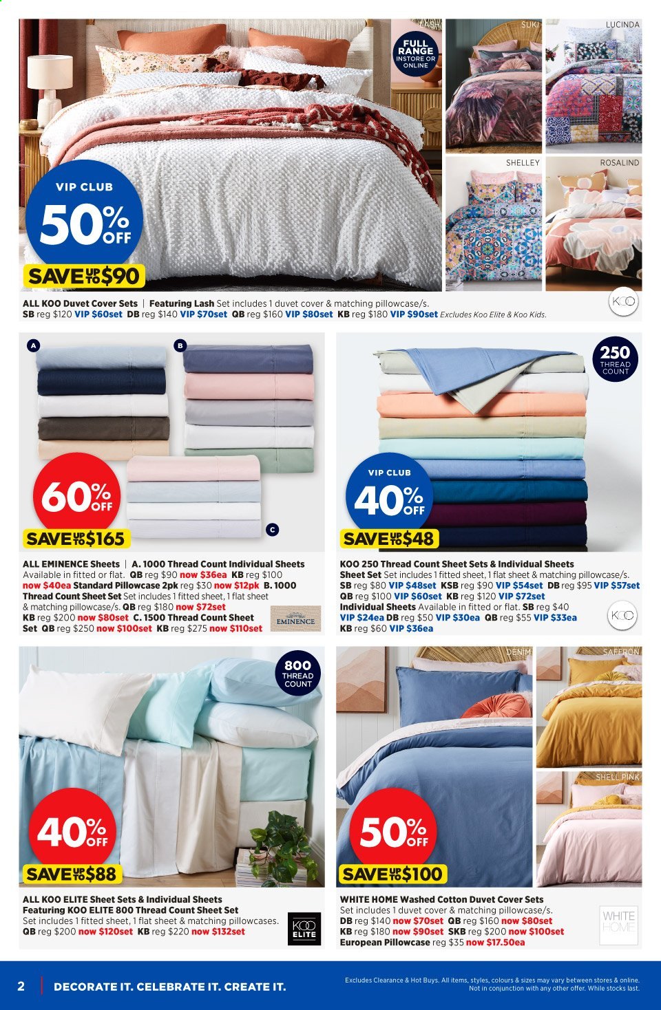 thumbnail - Spotlight mailer - 04.08.2021 - 15.08.2021 - Sales products - duvet, pillowcase. Page 2.
