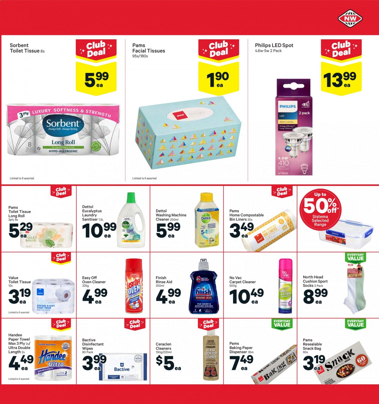thumbnail - New World mailer - 30.08.2021 - 05.09.2021 - Sales products - wipes, Dettol, toilet paper, Handee, paper towels, facial tissues, desinfection. Page 33.