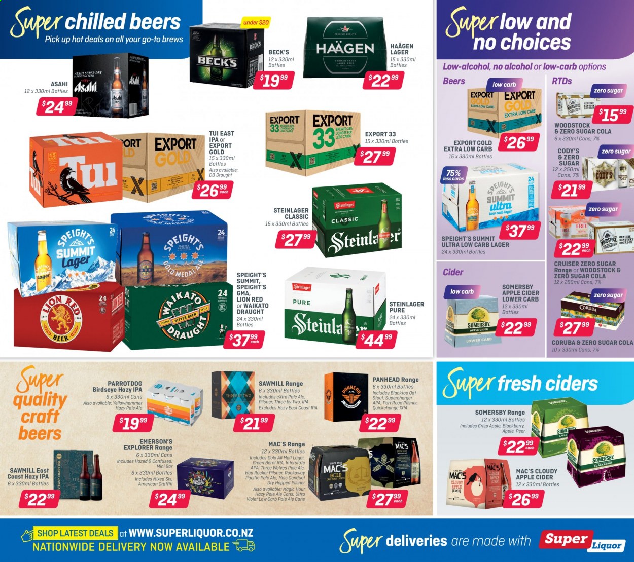 Super Liquor mailer - 06.09.2021 - 19.09.2021 - Sales products - alcohol, apple cider, cider. Page 2.