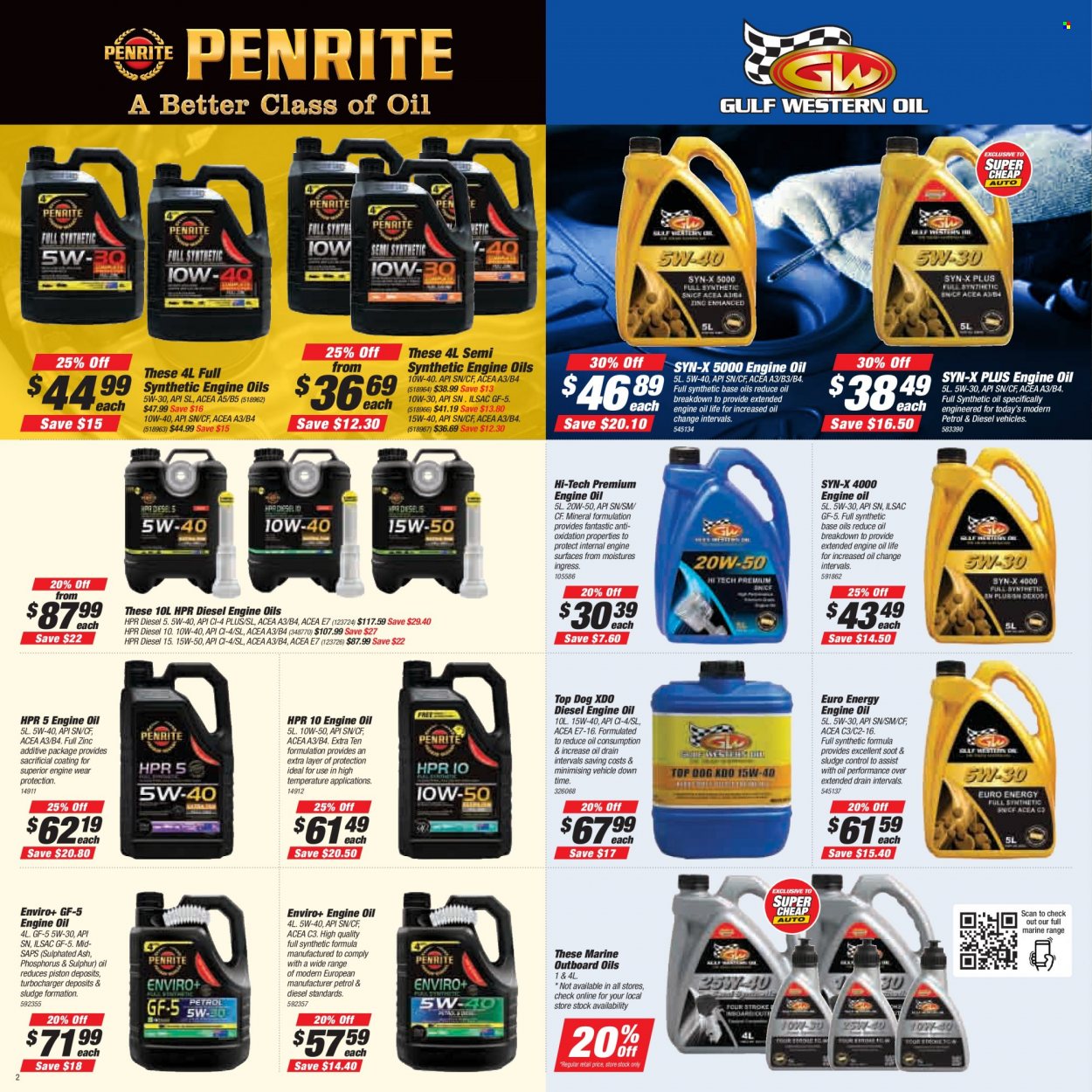 thumbnail - SuperCheap Auto mailer - 16.09.2021 - 26.09.2021 - Sales products - vehicle, motor oil. Page 2.