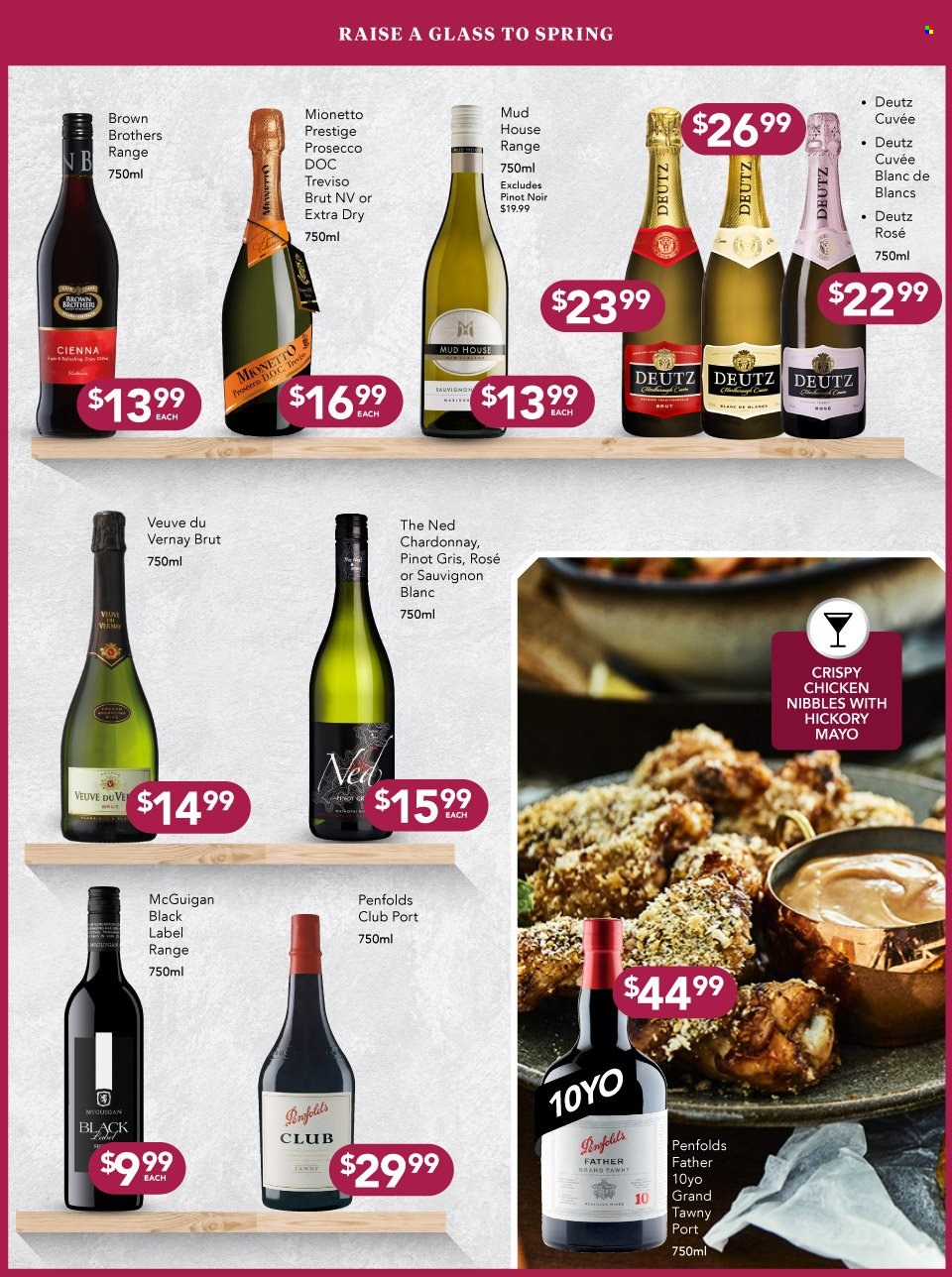 thumbnail - Liquorland mailer - 20.09.2021 - 03.10.2021 - Sales products - red wine, white wine, prosecco, Chardonnay, wine, Pinot Noir, Cuvée, Pinot Grigio, Sauvignon Blanc, rosé wine, BROTHERS. Page 7.