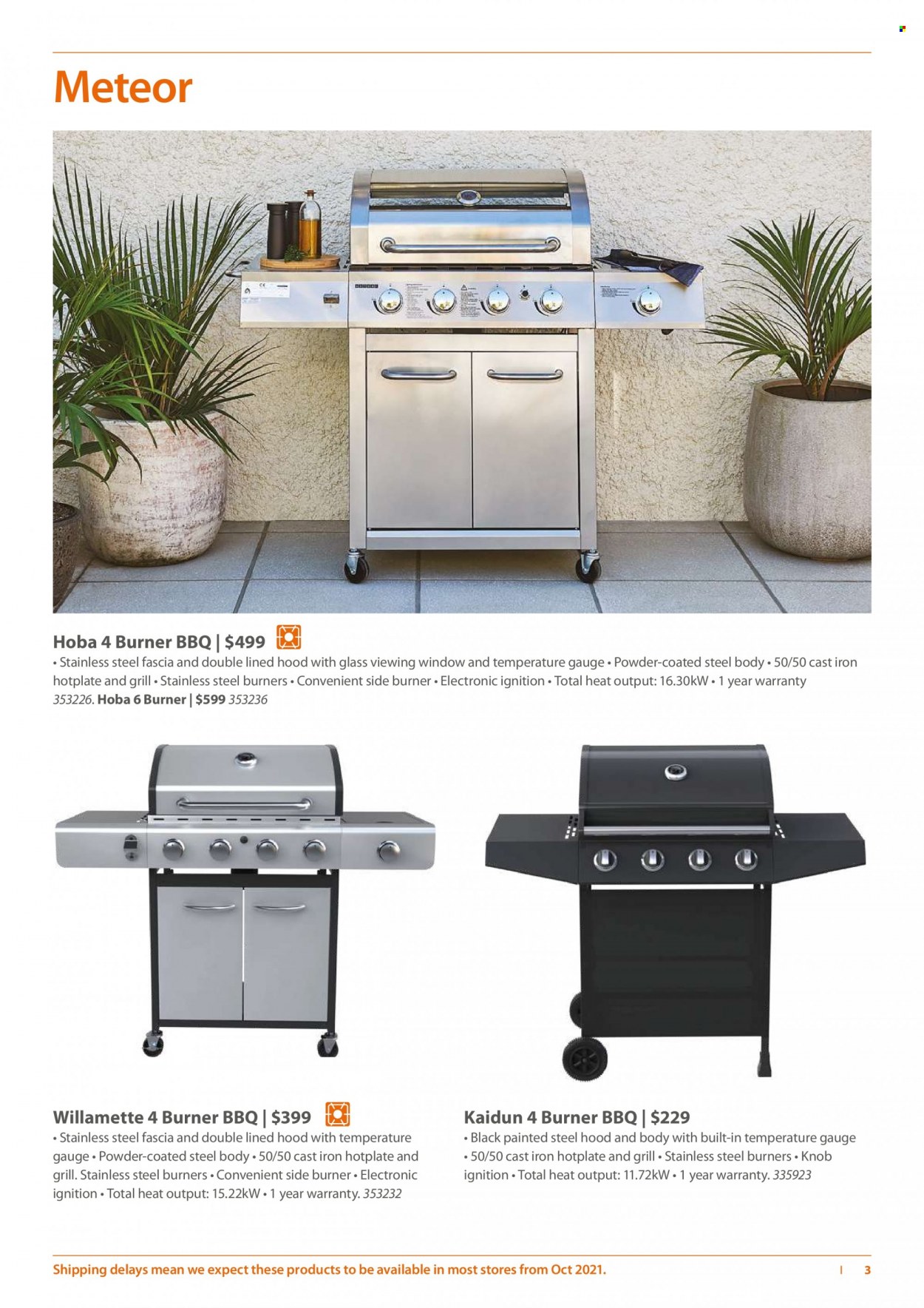 thumbnail - Mitre 10 mailer - Sales products - grill. Page 3.
