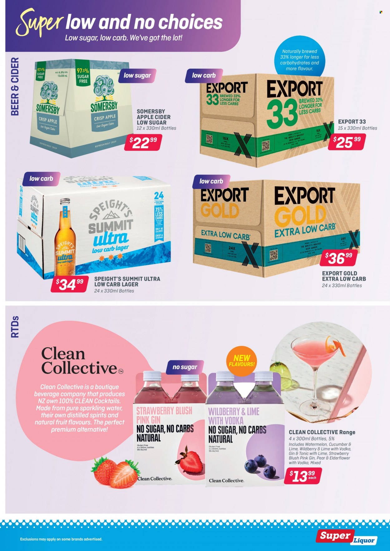 thumbnail - Super Liquor mailer - 15.11.2021 - 28.11.2021 - Sales products - vodka, gin & tonic, cider, Lager. Page 7.