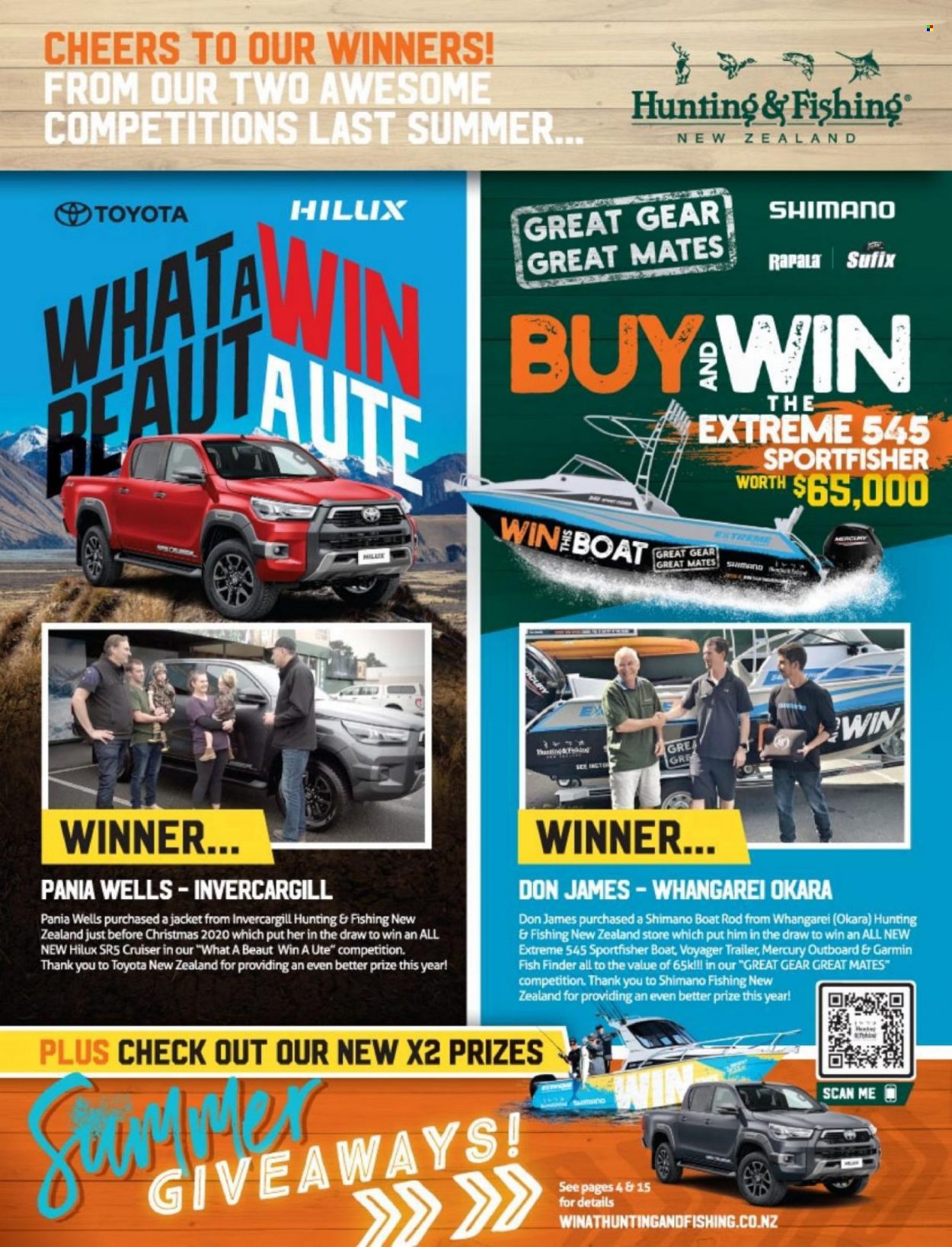 thumbnail - Hunting & Fishing mailer - Sales products - fish finder. Page 2.