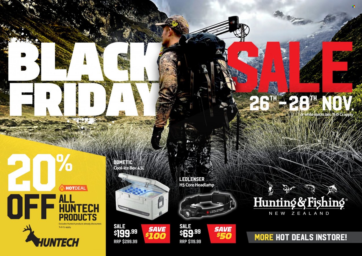 Hunting & Fishing mailer - 26.11.2021 - 28.11.2021 - Sales products - ice box. Page 1.