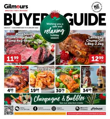 Gilmours mailer - 06.12.2021 - 09.01.2022.