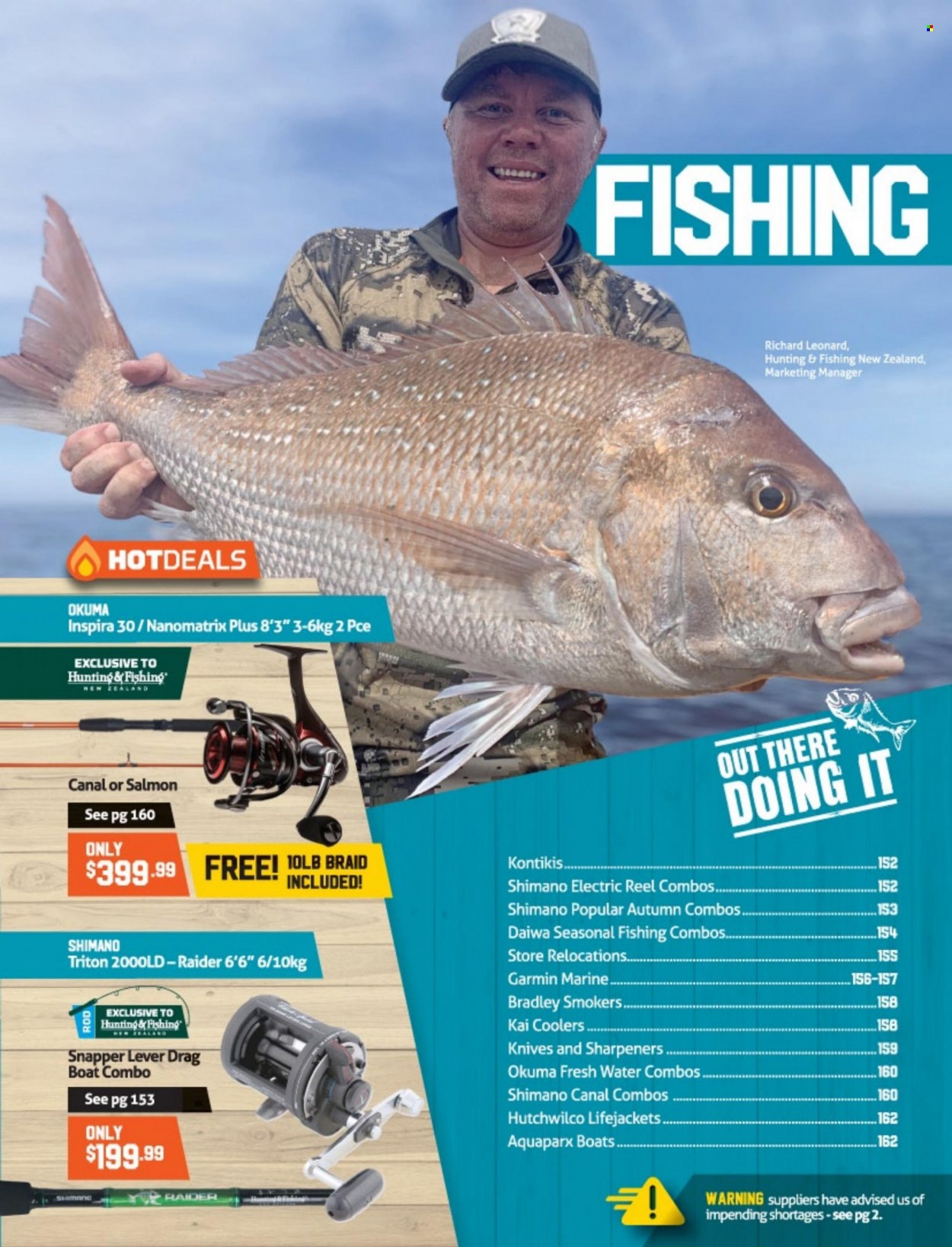 thumbnail - Hunting & Fishing mailer - Sales products - knife. Page 151.