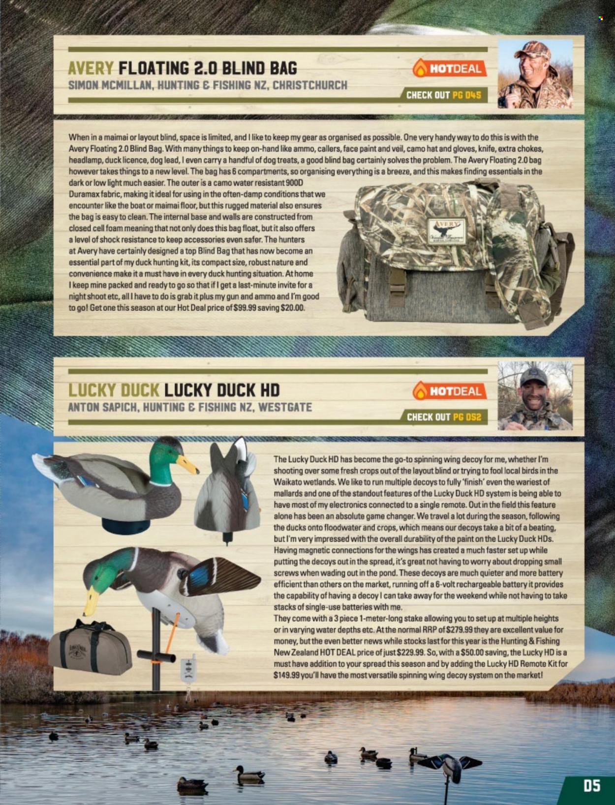 thumbnail - Hunting & Fishing mailer - Sales products - knife. Page 170.