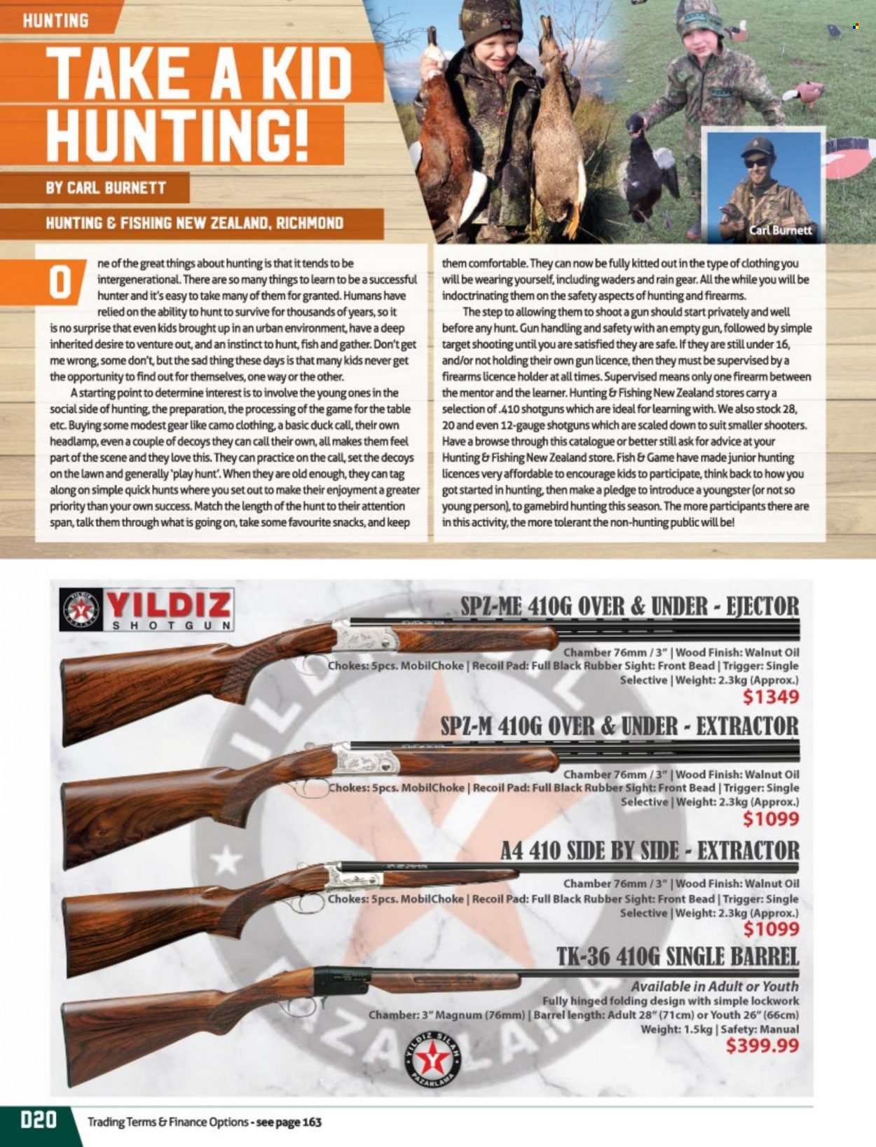 thumbnail - Hunting & Fishing mailer - Sales products - holder. Page 185.