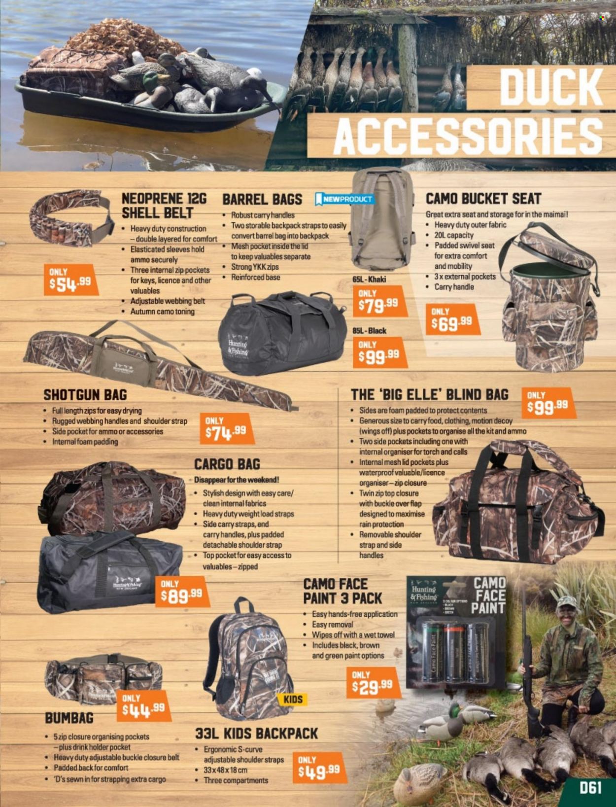 thumbnail - Hunting & Fishing mailer - Sales products - lid, holder. Page 226.