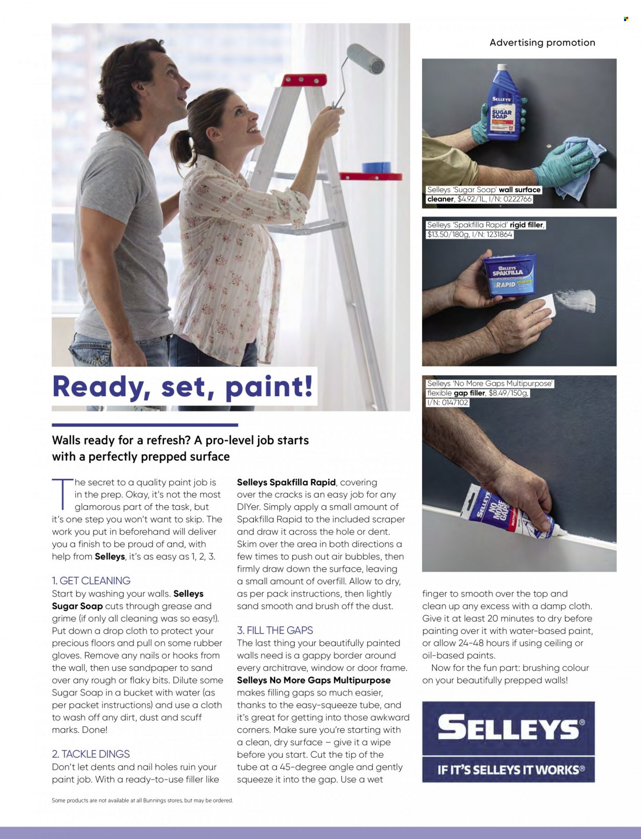 thumbnail - Bunnings Warehouse mailer - Sales products - surface cleaner, cleaner, hook, gloves. Page 25.