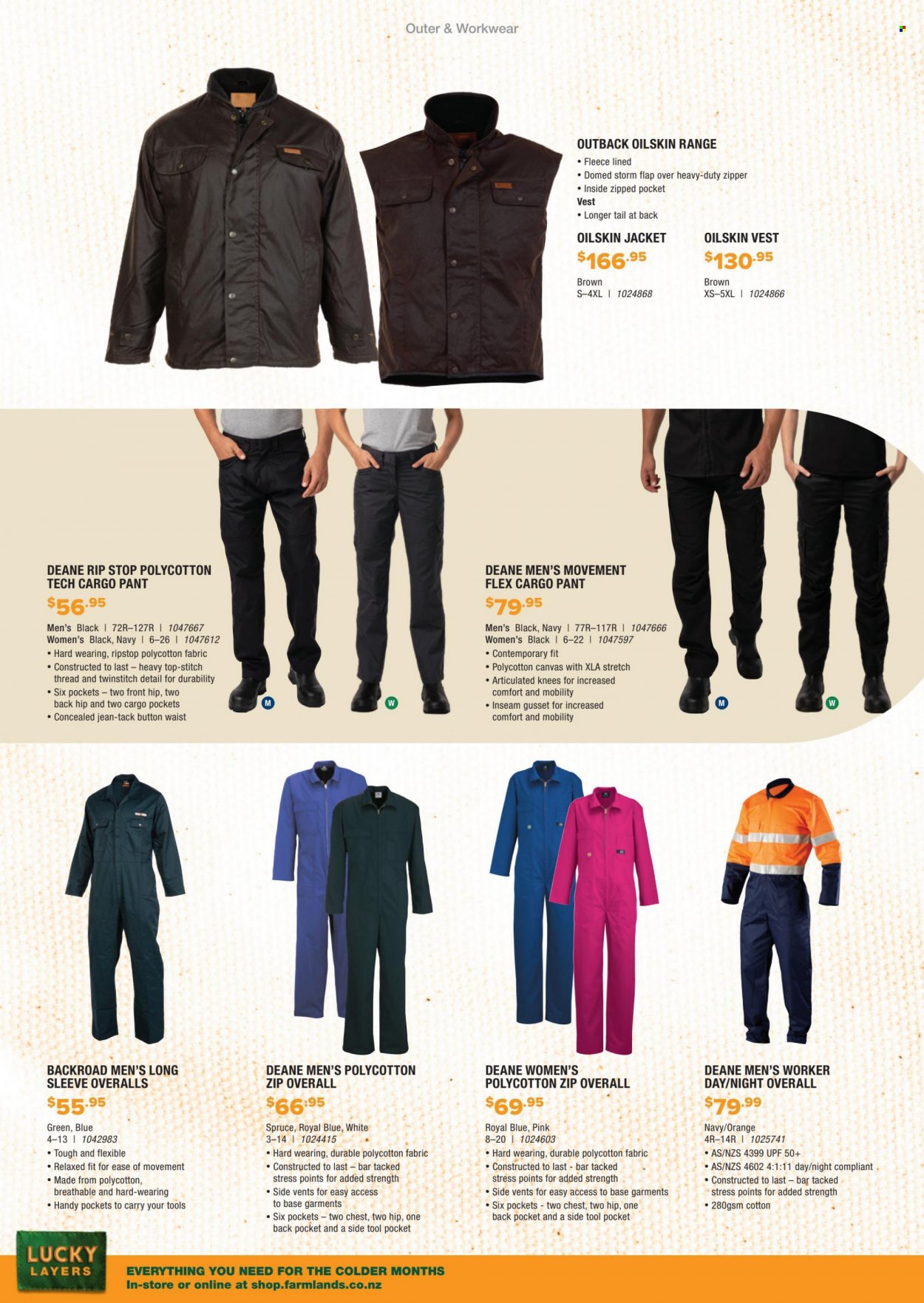 thumbnail - Farmlands mailer - Sales products - jacket, vest. Page 18.