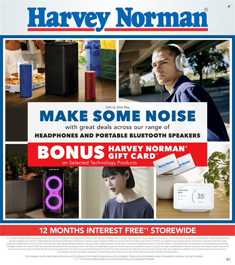 thumbnail - Harvey Norman mailer - 12.05.2022 - 25.05.2022 - Sales products - Ace, speaker, headphones. Page 1.