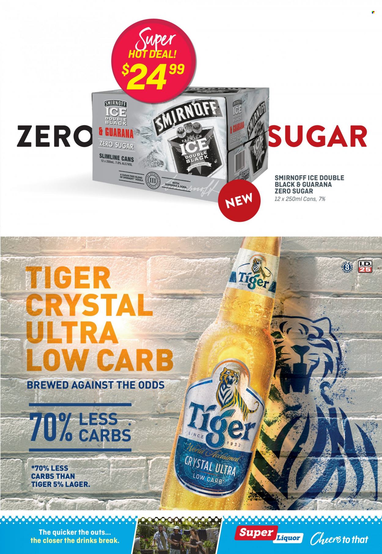 thumbnail - Super Liquor mailer - 16.05.2022 - 29.05.2022 - Sales products - Smirnoff, liquor, beer, Lager. Page 6.