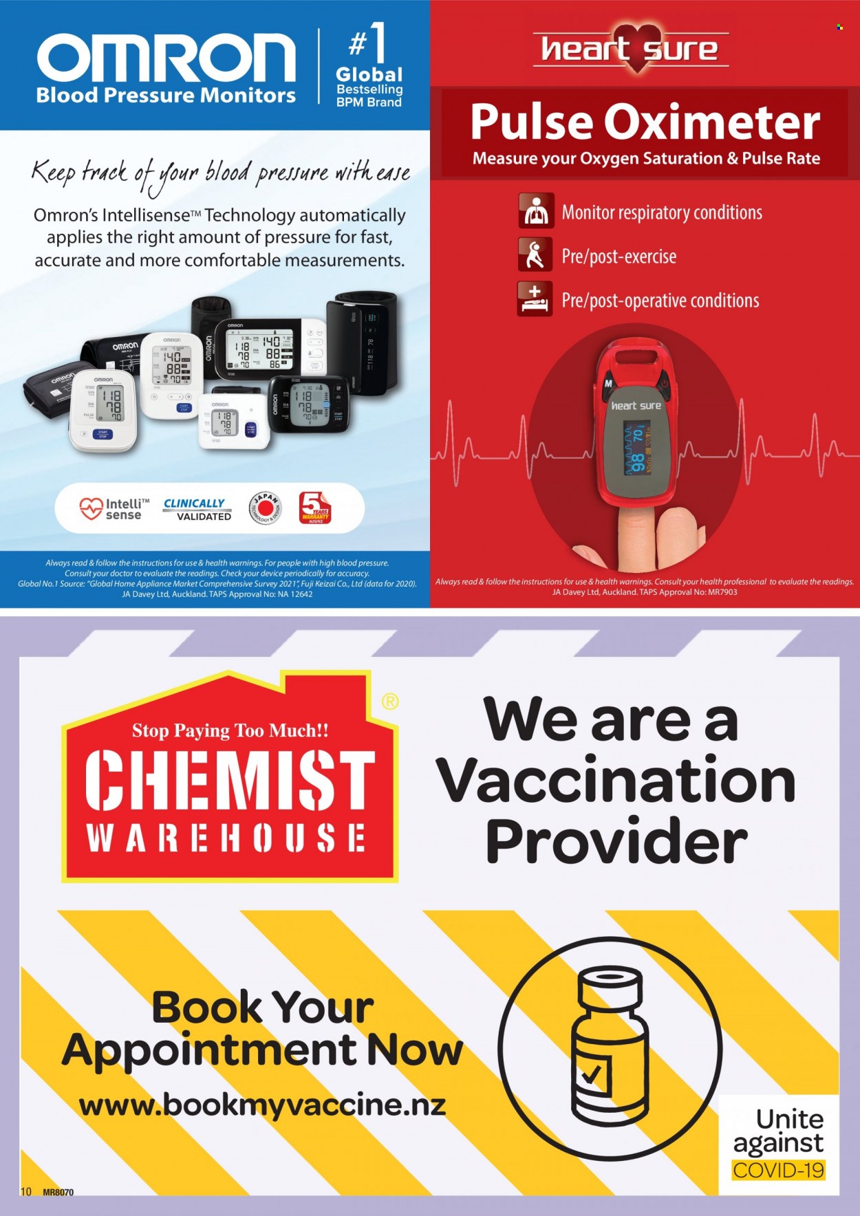 thumbnail - Chemist Warehouse mailer - Sales products - Omron. Page 10.