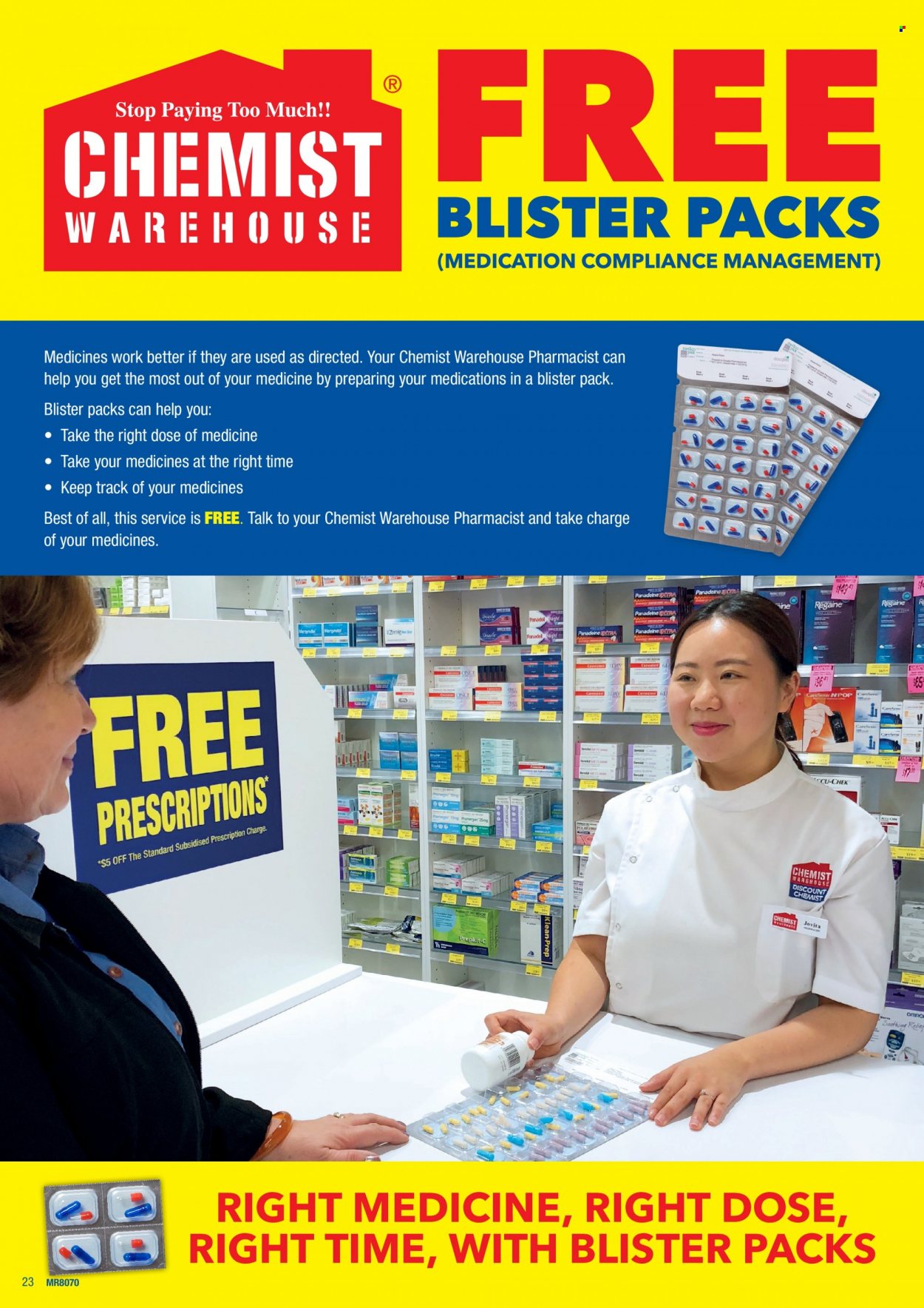 thumbnail - Chemist Warehouse mailer - Sales products - Panadol. Page 23.