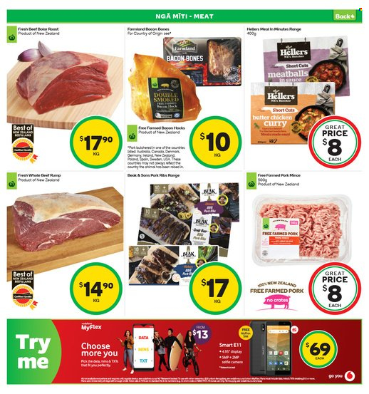 thumbnail - Countdown mailer - 20.06.2022 - 26.06.2022 - Sales products - meatballs, bacon, ground pork, pork meat, book. Page 6.