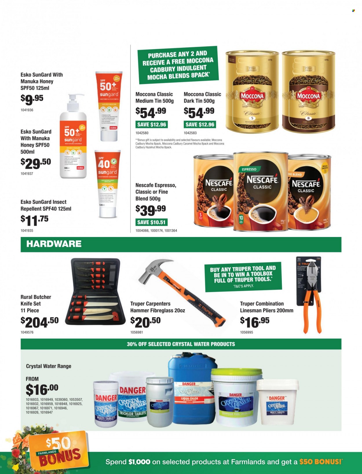 thumbnail - Farmlands mailer - 01.11.2022 - 30.11.2022 - Sales products - hammer, pliers, tool box, knife. Page 18.