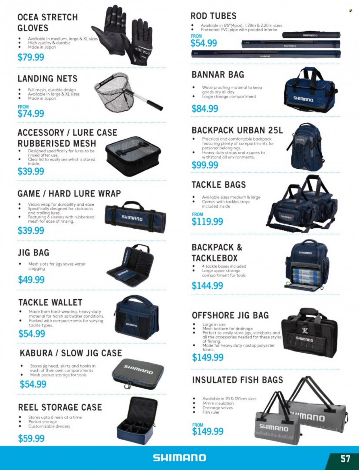 thumbnail - Hunting & Fishing mailer - Sales products - lid, jig. Page 57.