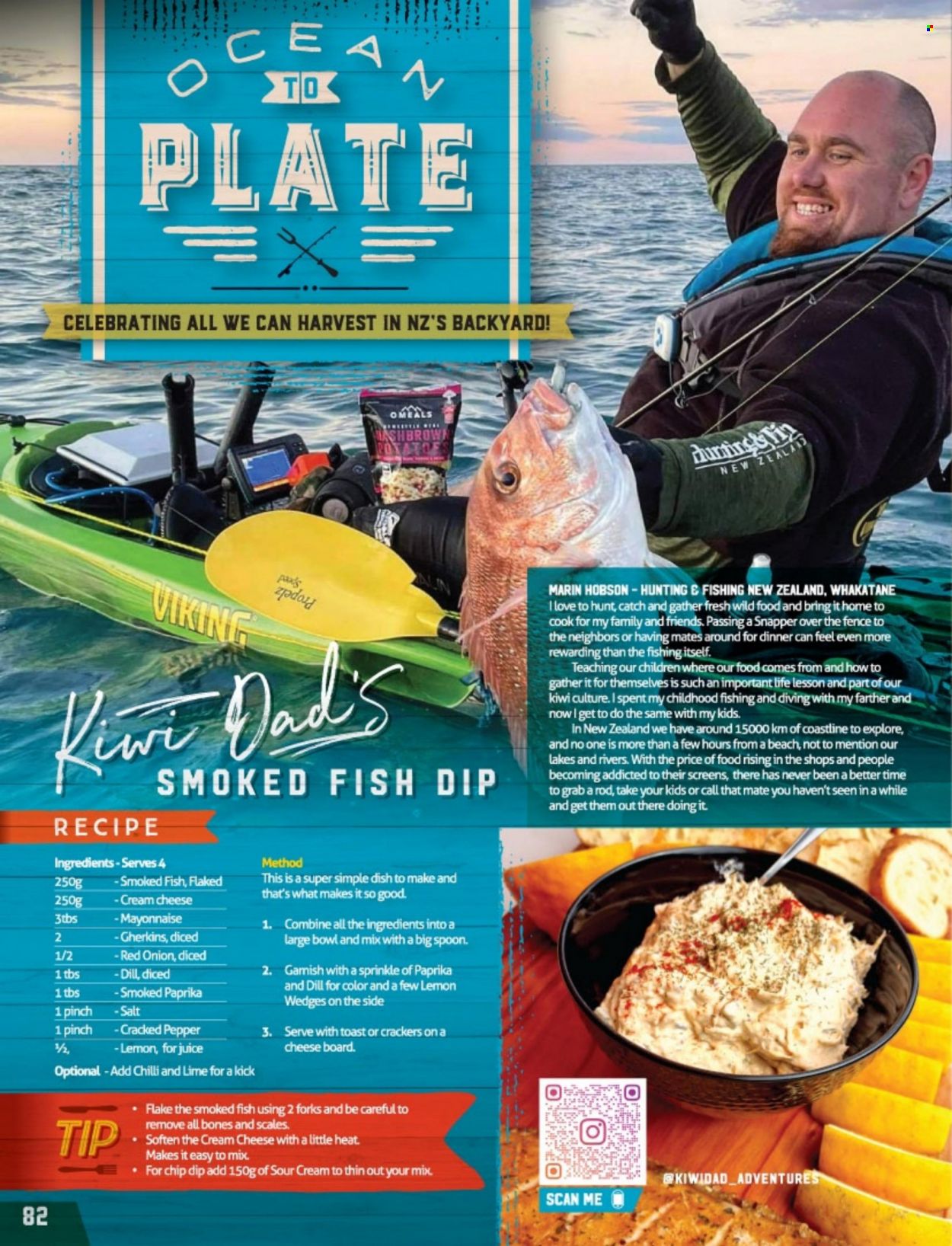 thumbnail - Hunting & Fishing mailer - Sales products - spoon, cheese board. Page 82.