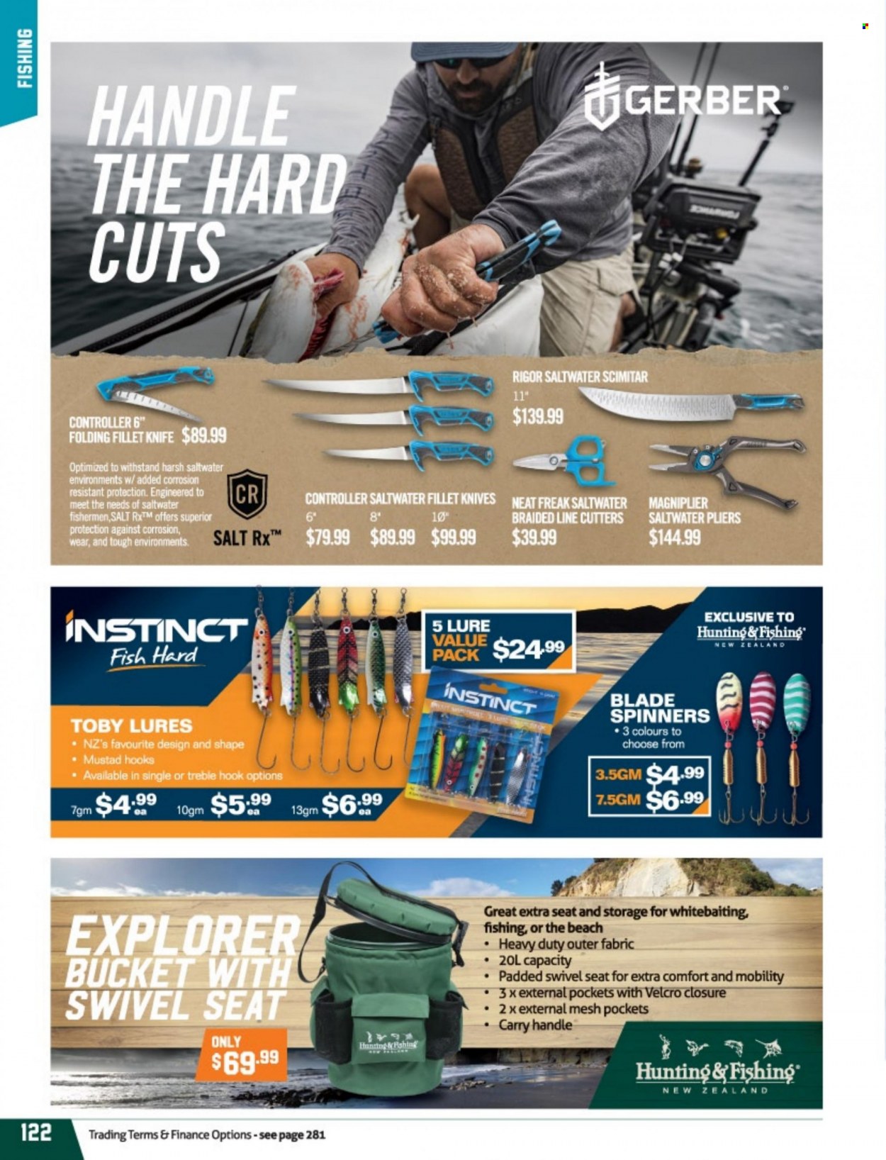 thumbnail - Hunting & Fishing mailer - Sales products - knife. Page 122.